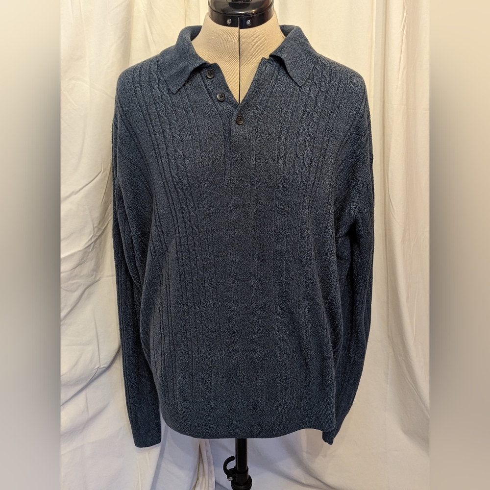 Dockers XL collared poloknit sweater